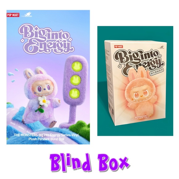 Pop Mart The Monsters Big Into Energy Labubu Blind Box POPMART THE